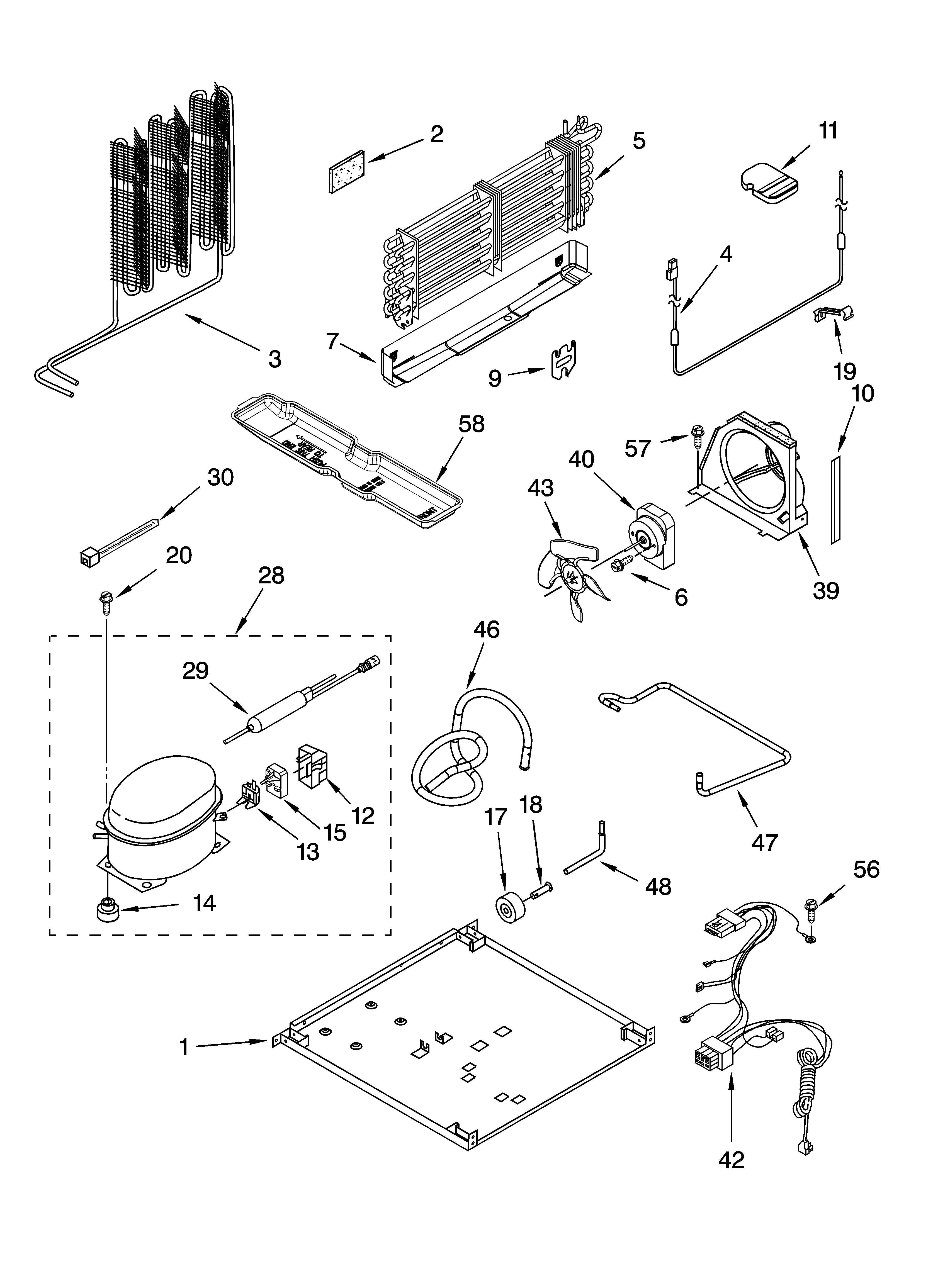 Whirlpool ET8WTKXKQ08 unit parts diagram
