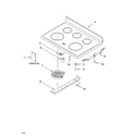 Whirlpool GR448LXPT1 cooktop parts diagram