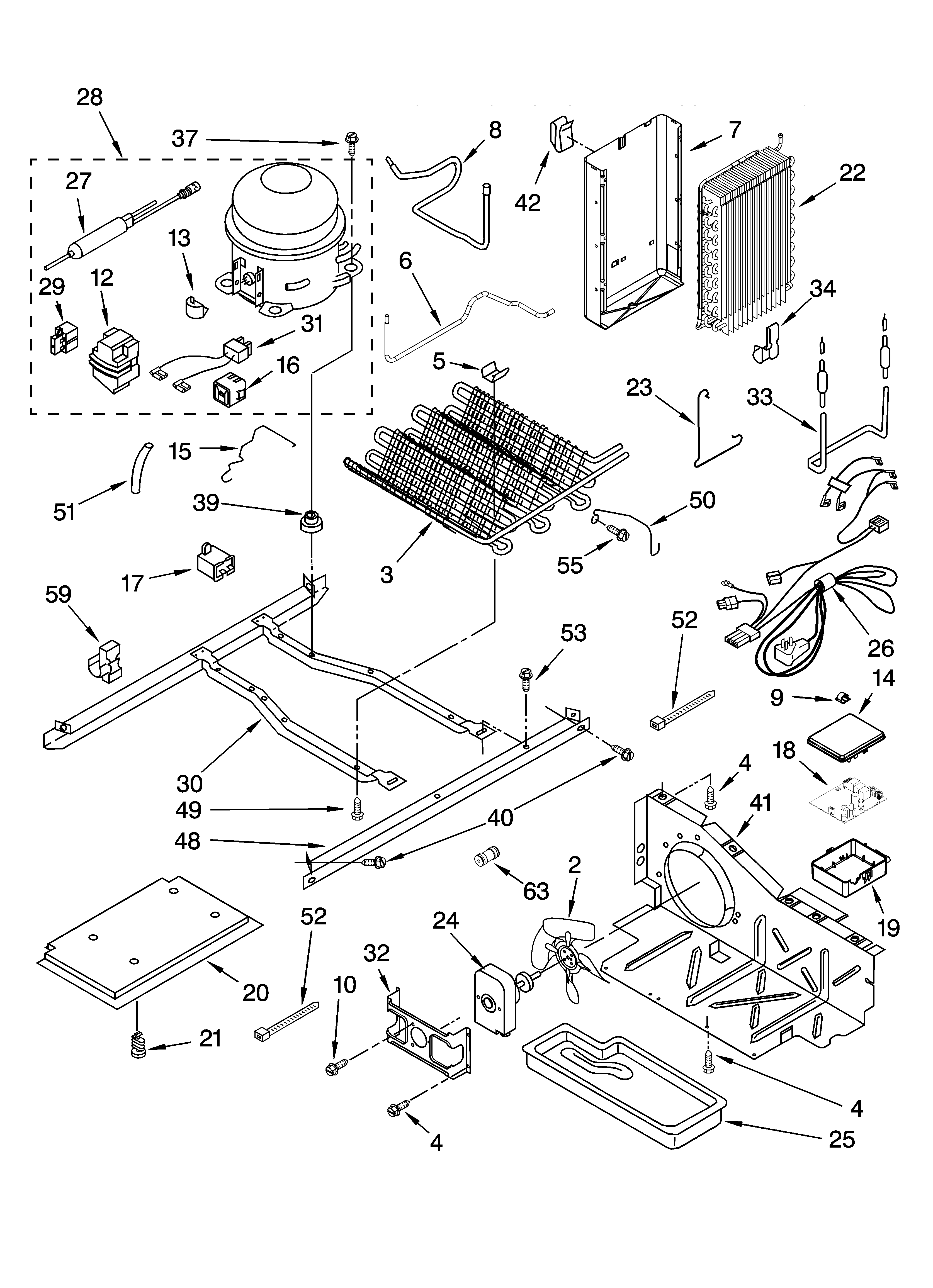Whirlpool GS6SHEXNL00 unit parts diagram