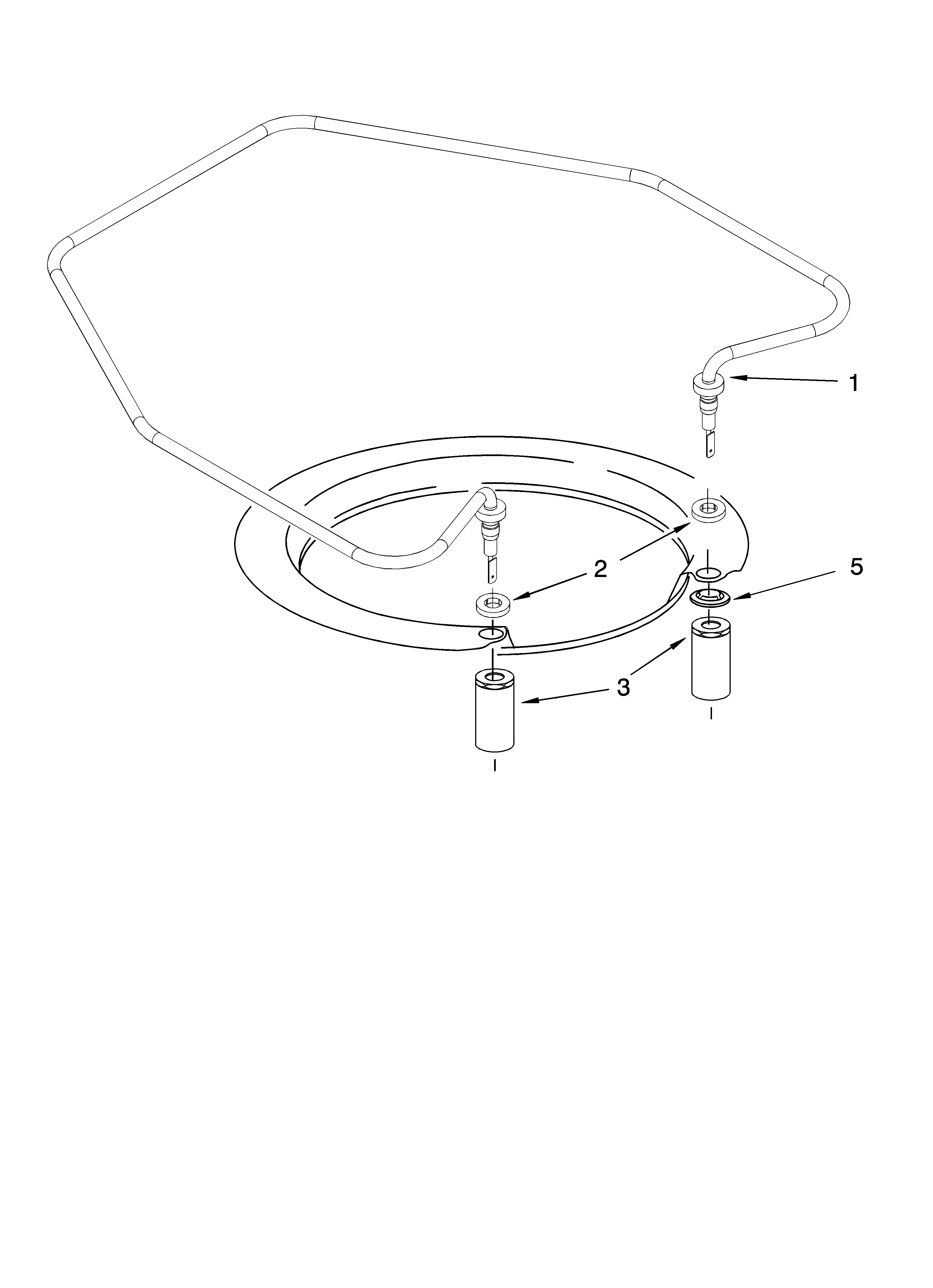 Whirlpool GU2300XTLB1 heater parts diagram