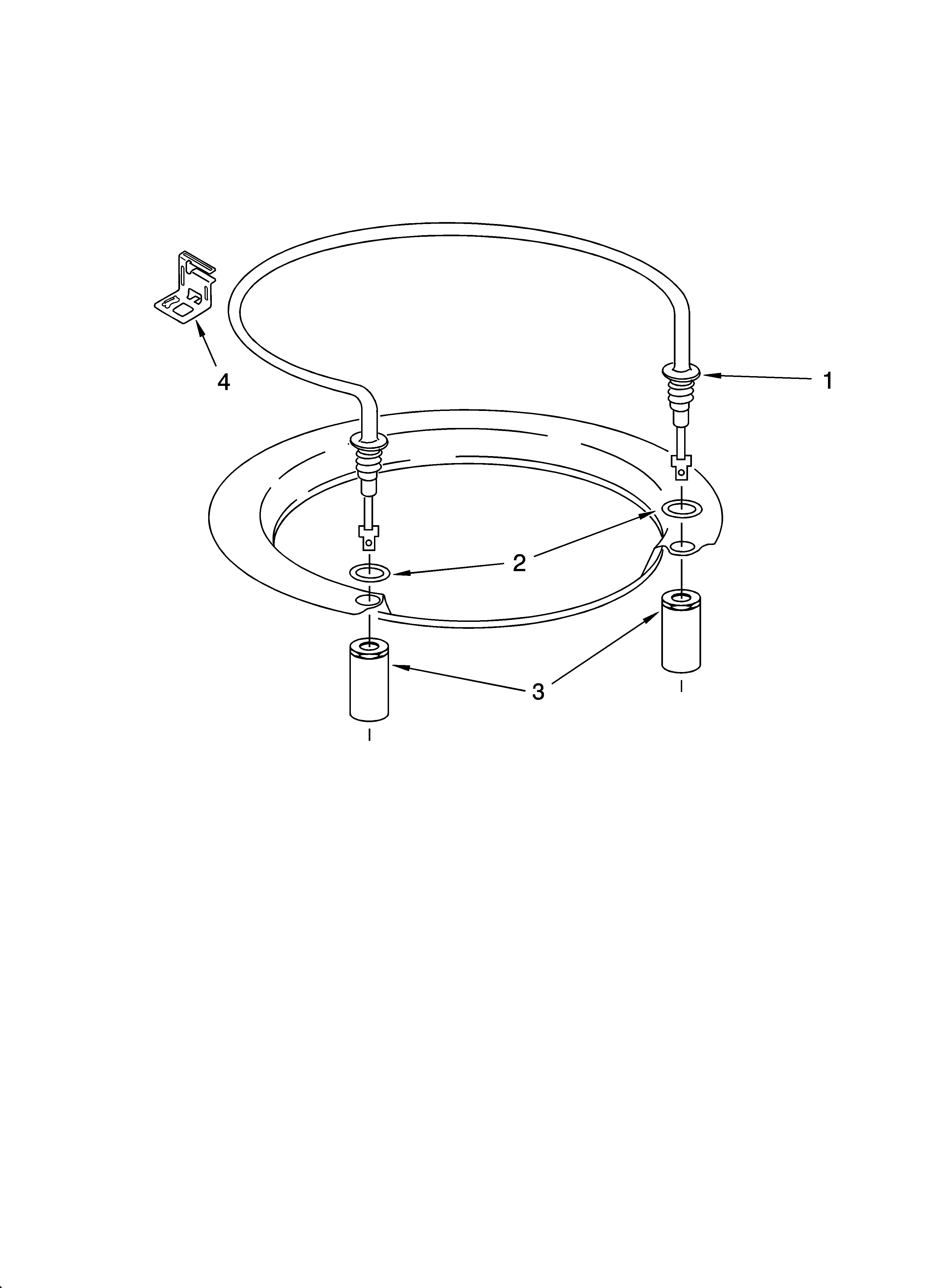 Whirlpool GU2500XTPQ1 heater parts diagram