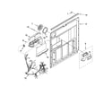 Whirlpool GU2548XTPQ1 door and latch parts diagram