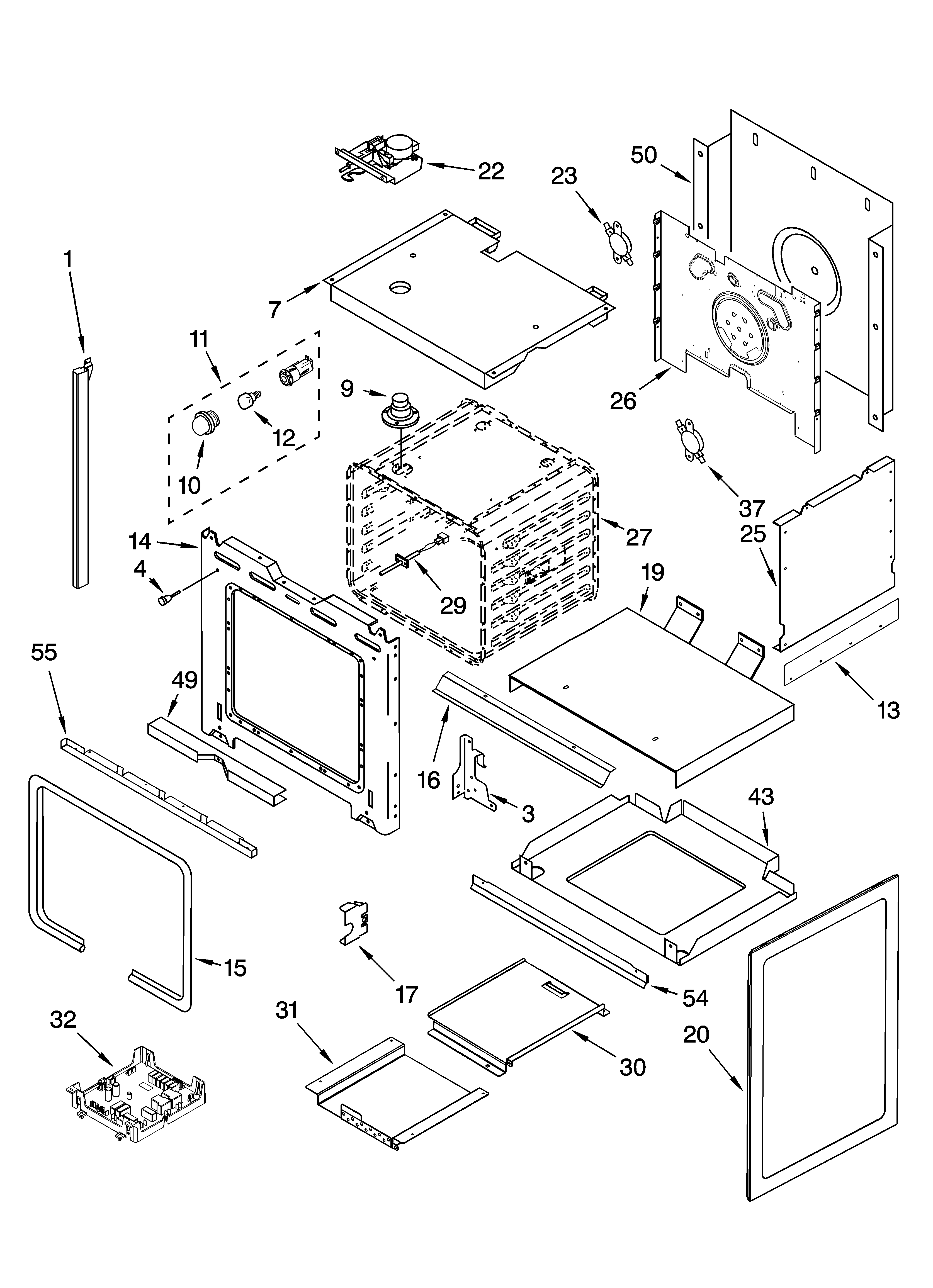 KitchenAid KERK807PBB00 oven parts diagram