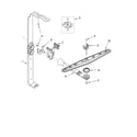 KitchenAid KUDI01ILWH3 upper wash and rinse parts diagram