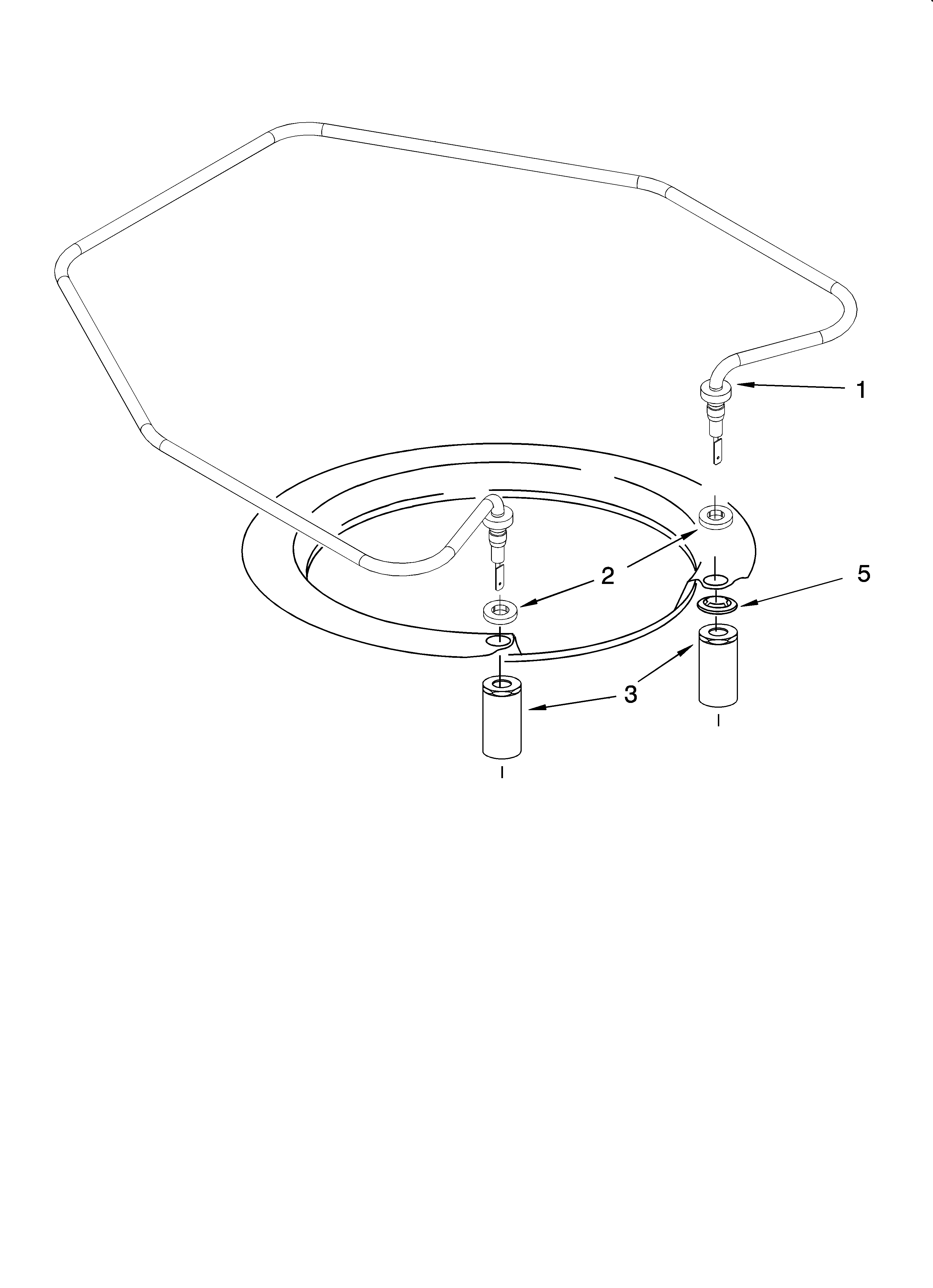 KitchenAid KUDP01DLWH1 heater parts diagram