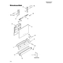 KitchenAid KUDP01DLBL5 door and panel parts diagram