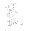 KitchenAid KUDS01DJSP1 door and panel parts diagram