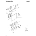 KitchenAid KUDS01DLSP3 door and panel parts diagram