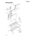 KitchenAid KUDS01ILBS3 door and panel parts diagram
