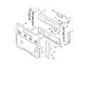 Whirlpool RF368LXPB1 control panel parts diagram