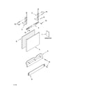 Whirlpool GU1101XTLQ0 door and panel parts diagram