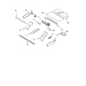 Whirlpool RBD245PDT15 top venting parts, optional parts diagram