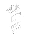 Whirlpool DU1048XTPS0 door and panel parts diagram
