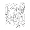 Whirlpool GERC4110PB1 chassis parts diagram