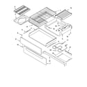 Whirlpool GS470LEMT2 drawer & broiler parts, miscellaneous parts diagram