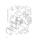 Whirlpool GBD307PDB10 lower oven parts diagram