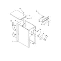 Whirlpool GC900QPPB1 cabinet and control parts diagram