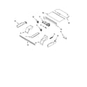 KitchenAid KEBC107KBL04 top venting parts, optional parts diagram