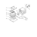 KitchenAid KEBC207KBL04 internal oven parts diagram