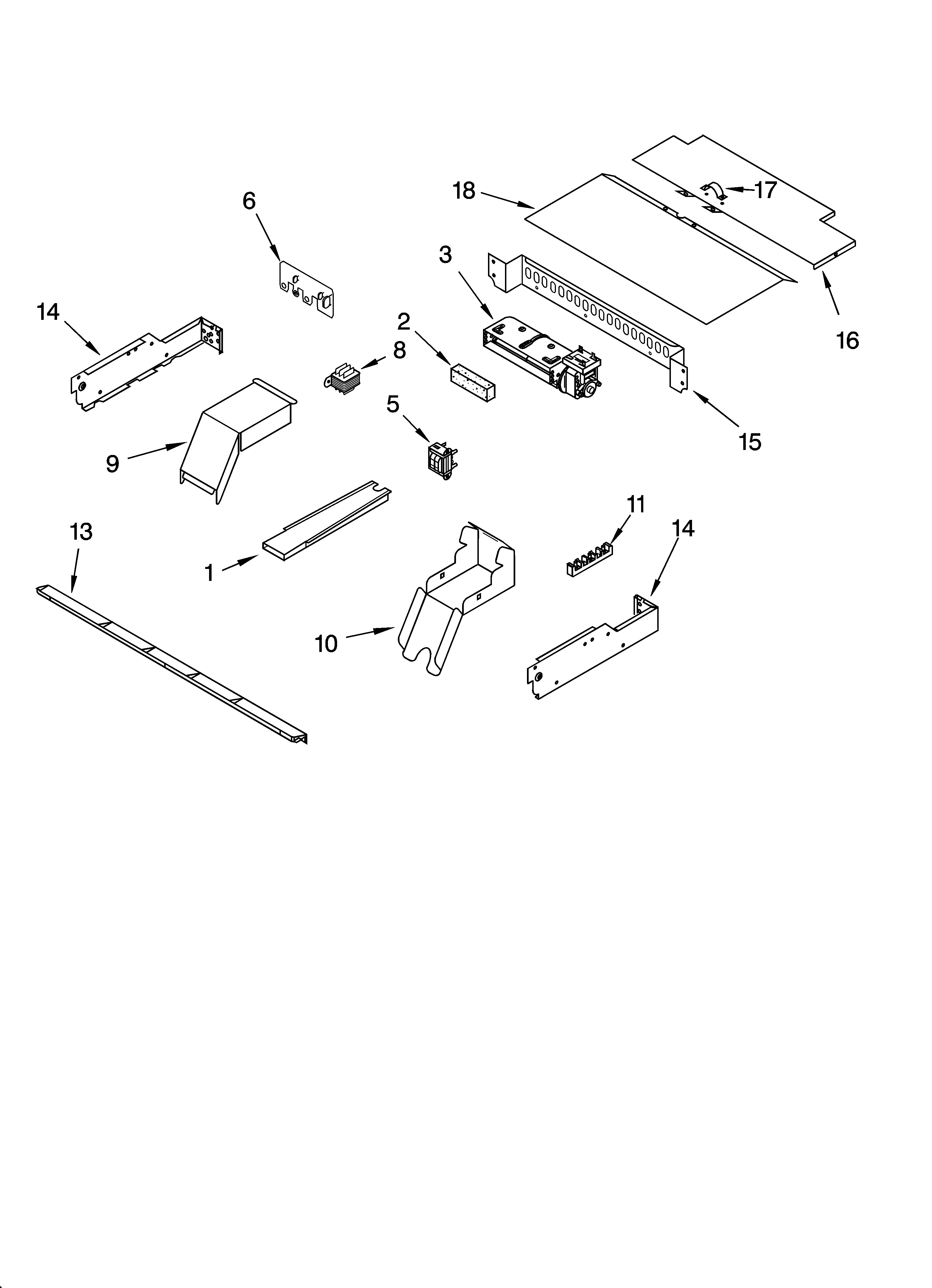 KitchenAid KEBC207KSS04 top venting parts, optional parts diagram