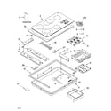 KitchenAid KECC568MBB02 cooktop parts, miscellaneous parts diagram