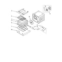 KitchenAid KEMC377KWH03 internal oven parts diagram
