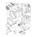 Whirlpool LEQ8621PG1 bulkhead parts, optional parts (not included) diagram