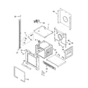 Whirlpool RBD305PDB15 upper oven parts diagram