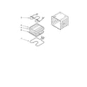 Whirlpool RBS305PDQ17 internal oven parts diagram