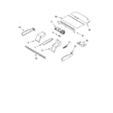 Whirlpool RBS305PDQ17 top venting parts, optional parts diagram