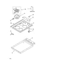 Whirlpool RS675PXGQ14 cooktop parts diagram