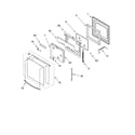 Whirlpool RS675PXGQ14 oven door parts diagram