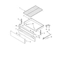 Whirlpool SF369LEPS1 drawer & broiler parts diagram