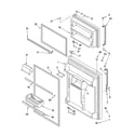 Whirlpool ET9FHTXMQ02 door parts diagram