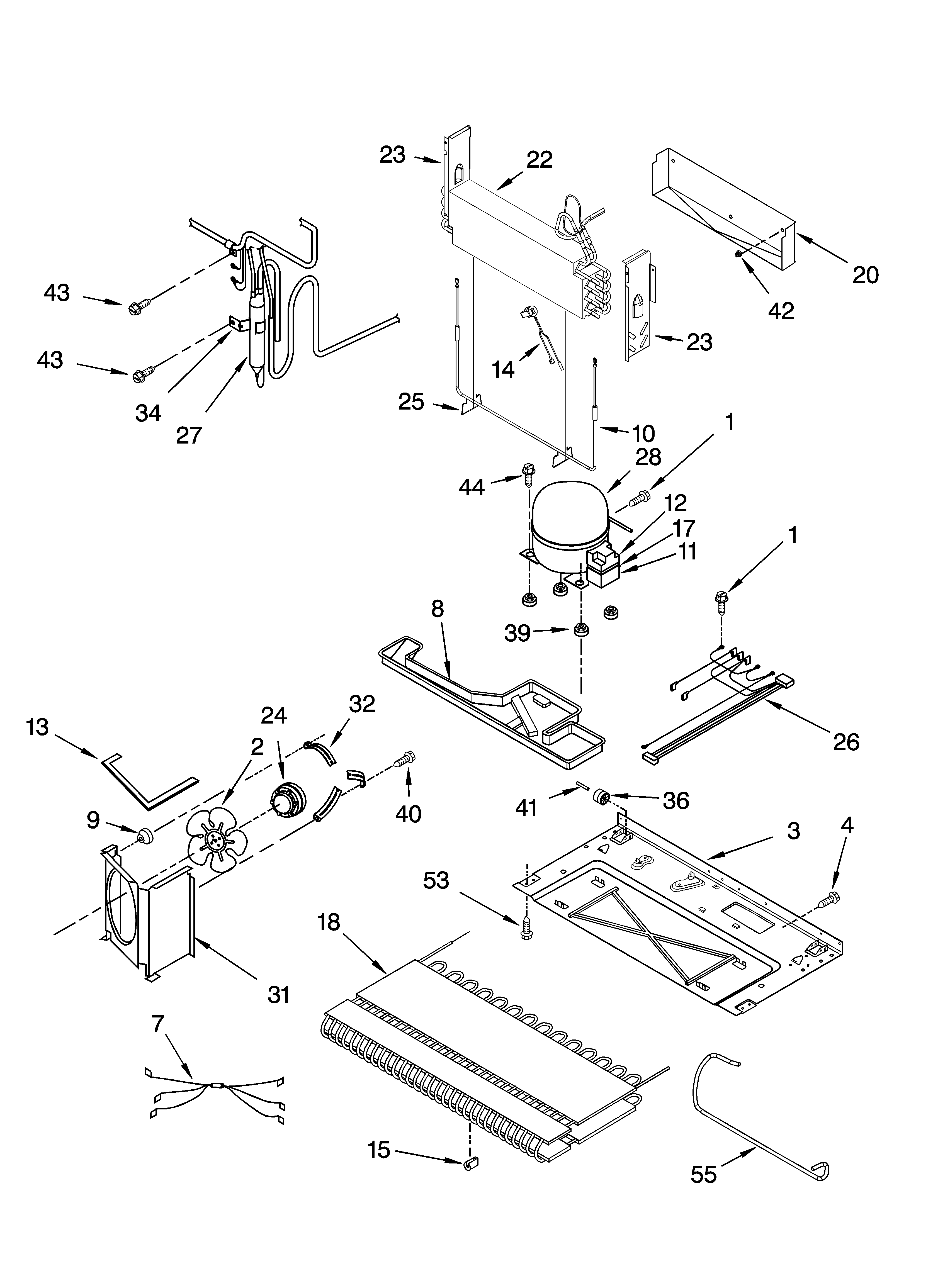 Whirlpool GB2SHDXPB00 unit parts diagram