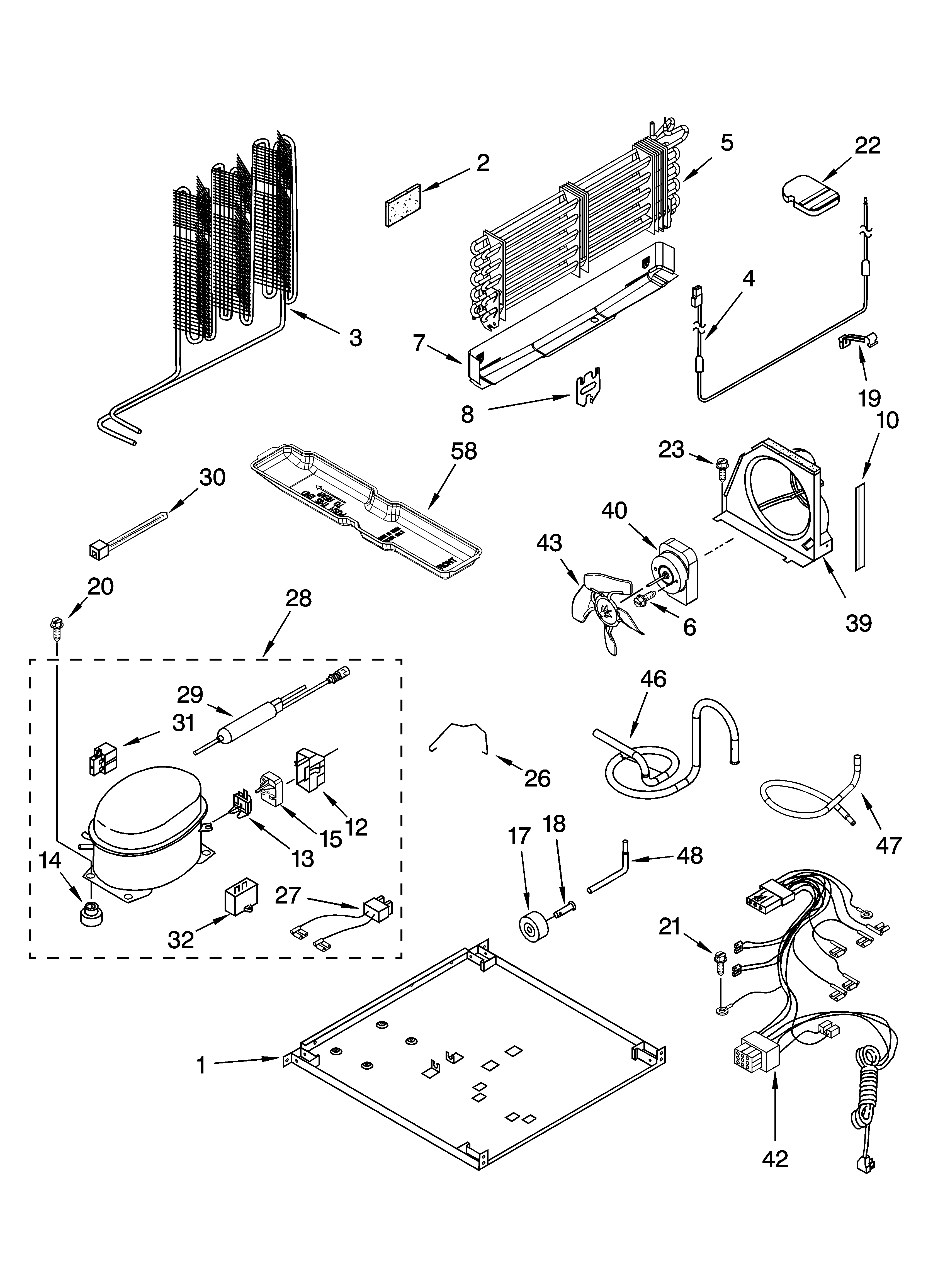 Whirlpool GR2FHMXPT01 unit parts diagram
