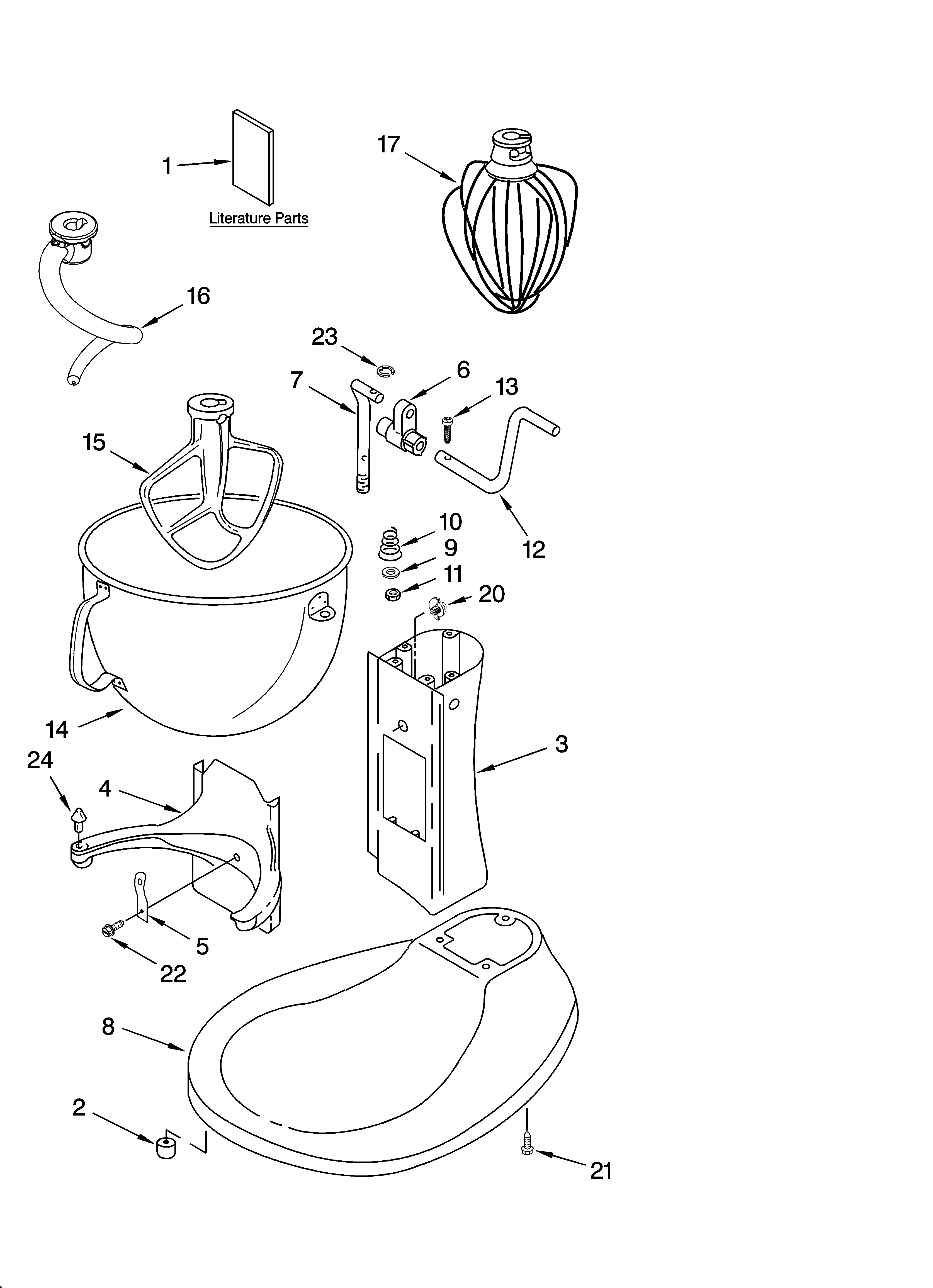 KitchenAid 4KV25H0XWH4 base and pedestal unit diagram