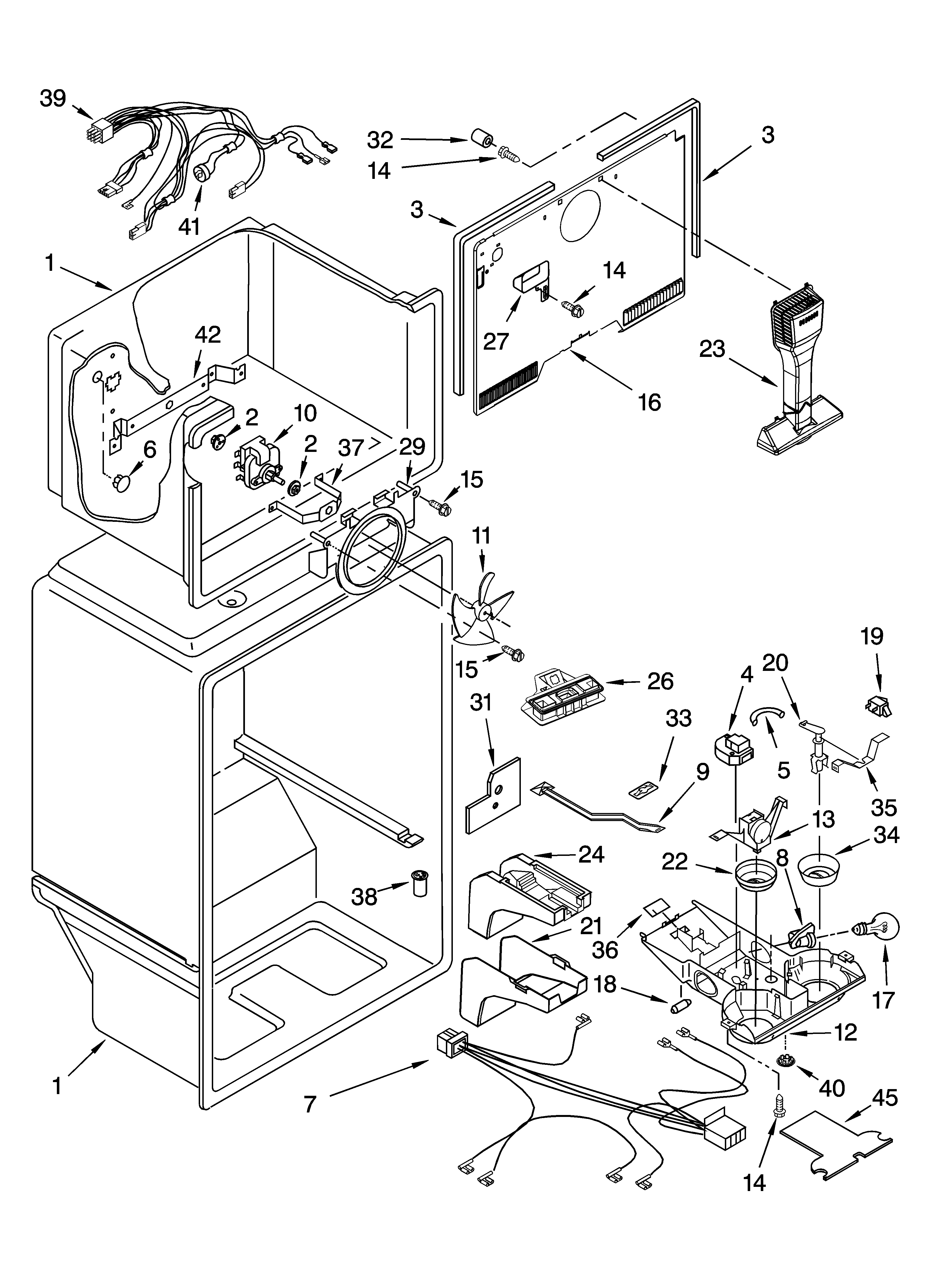 Whirlpool 8VET0WPKKQ04 liner parts diagram