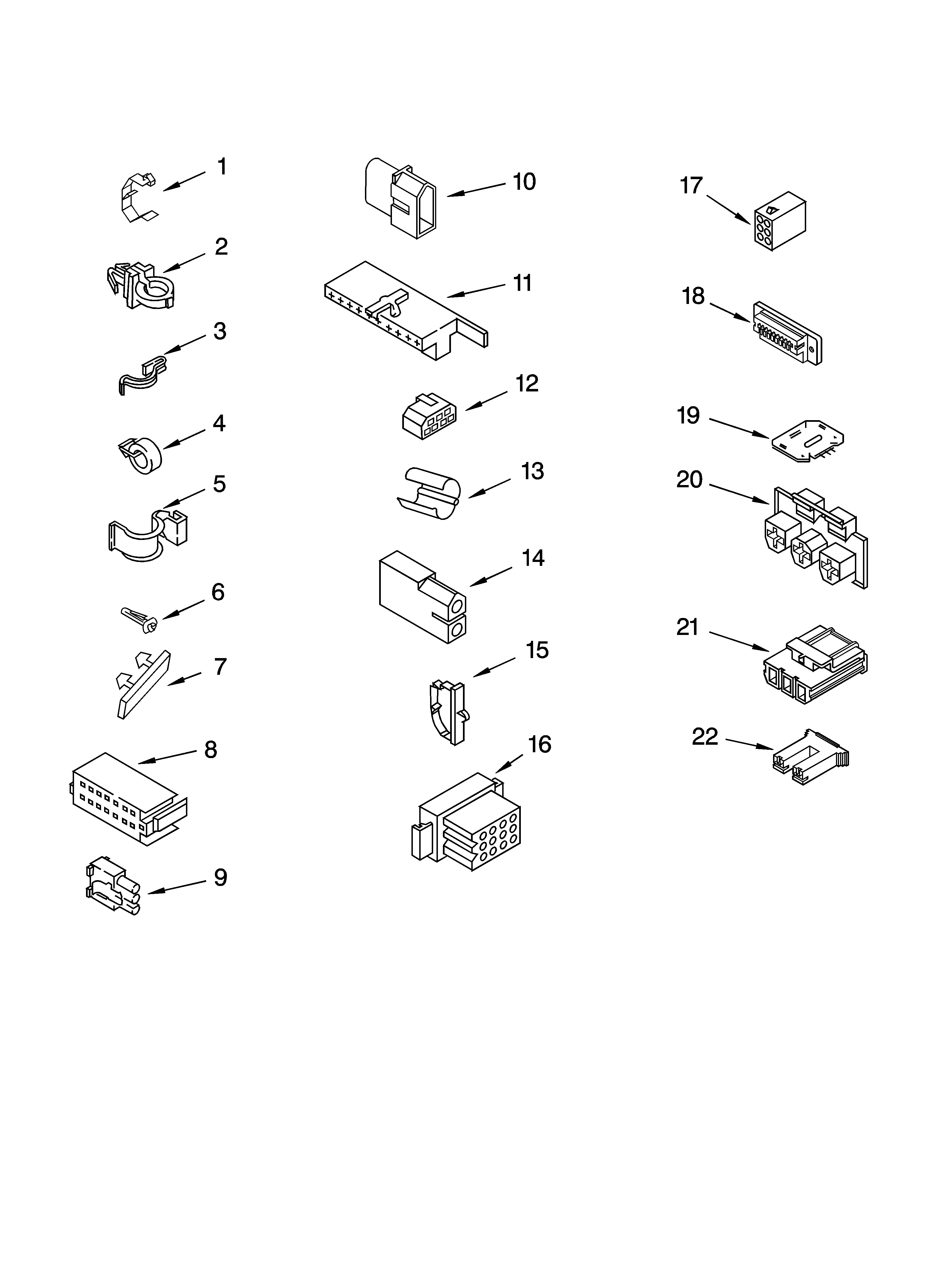 Whirlpool GST9679PW2 wiring harness parts diagram