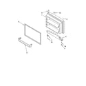 KitchenAid KTRC19KMBL02 freezer door parts, optional parts diagram
