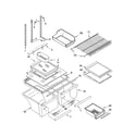 KitchenAid KTRP22EMWH02 shelf parts diagram