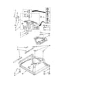 Whirlpool LSQ9659PG3 machine base parts diagram