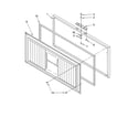 Whirlpool EH150FXKQ01 door parts diagram