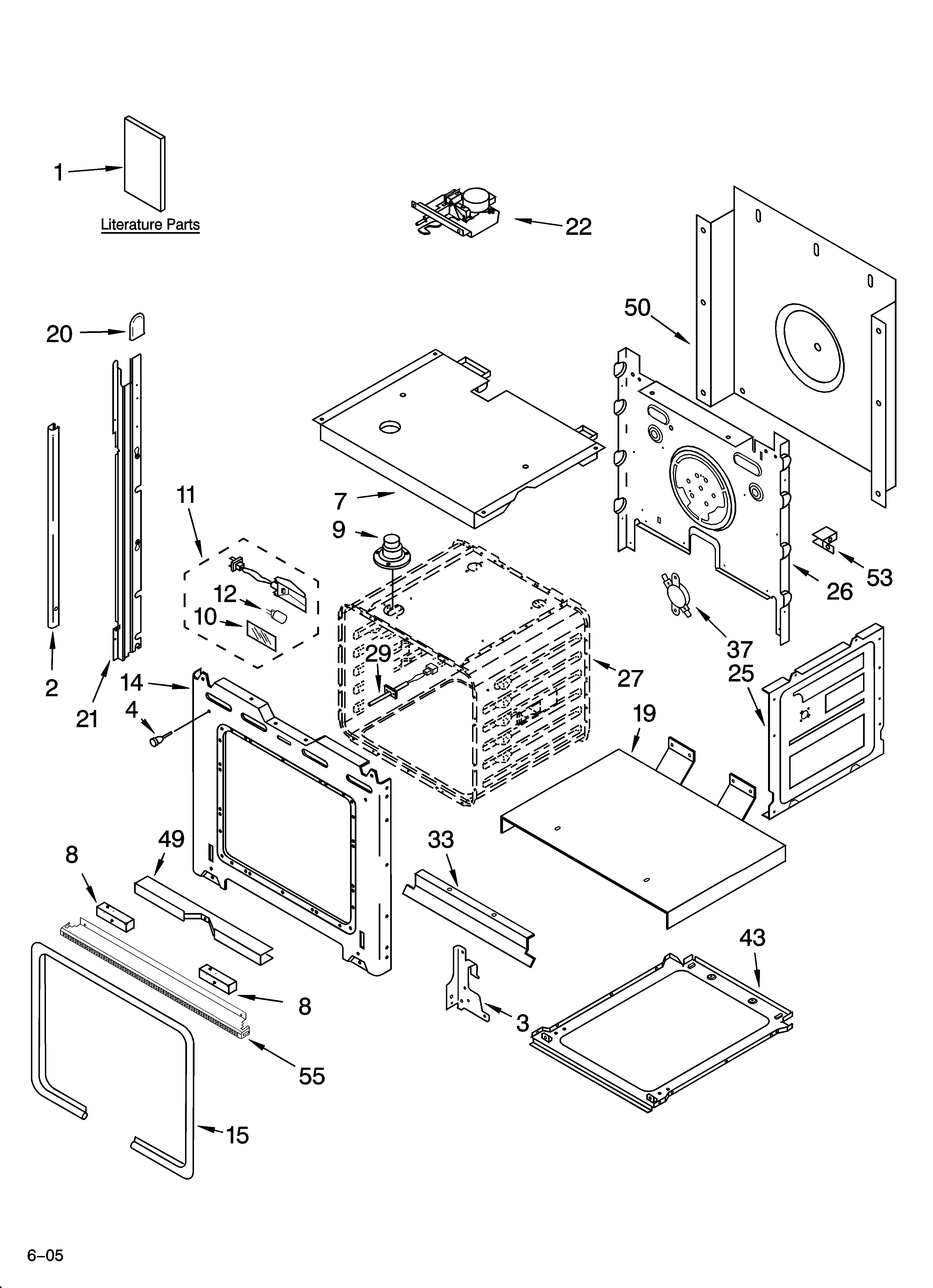 KitchenAid KEBV107PMT00 oven parts diagram