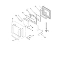 KitchenAid KEBV107PMT00 oven door parts diagram
