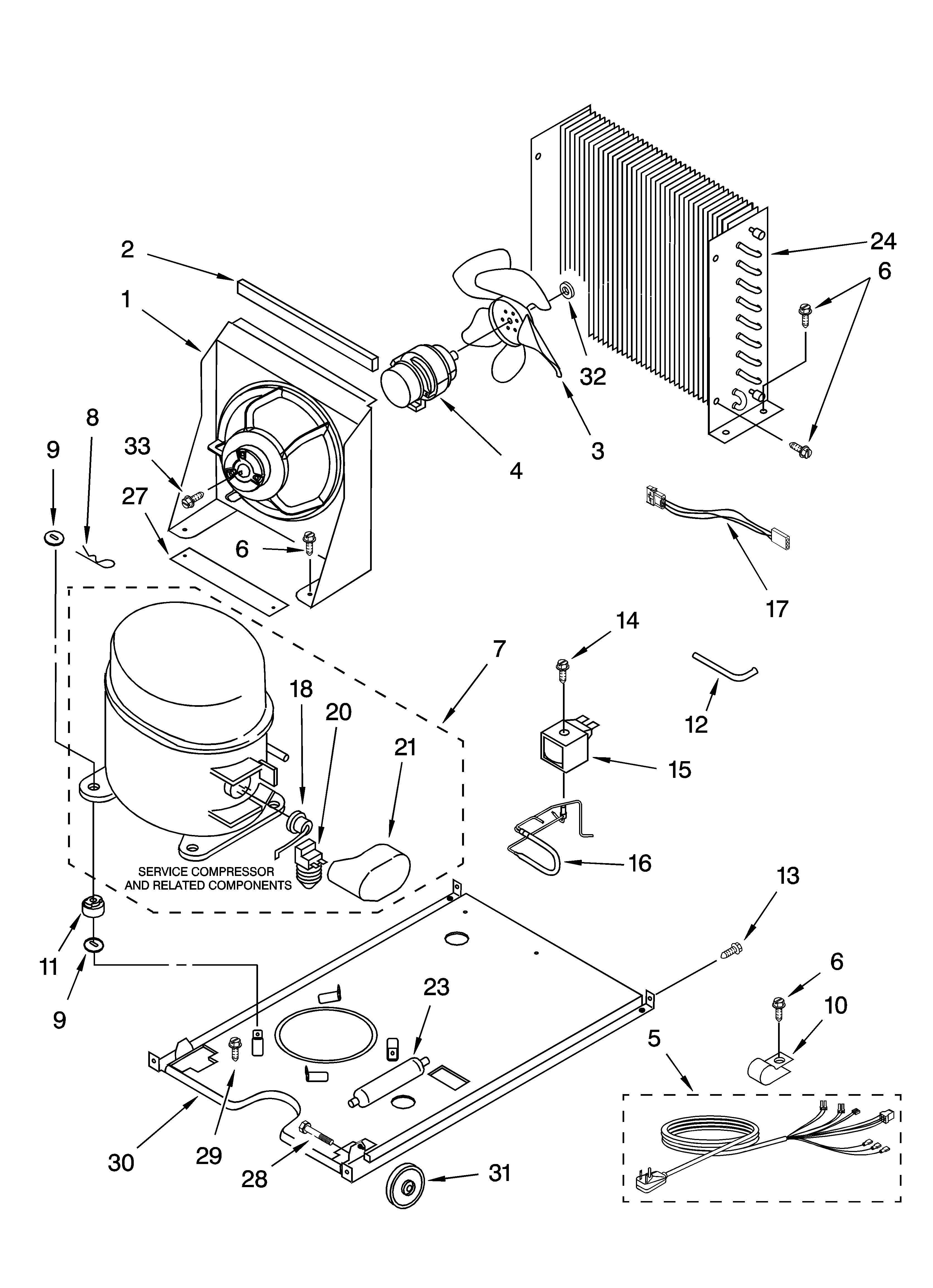 KitchenAid KUIS185JBT2 unit parts, optional parts (not included) diagram