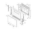 Whirlpool SF315PEPQ3 door parts, miscellaneous parts diagram