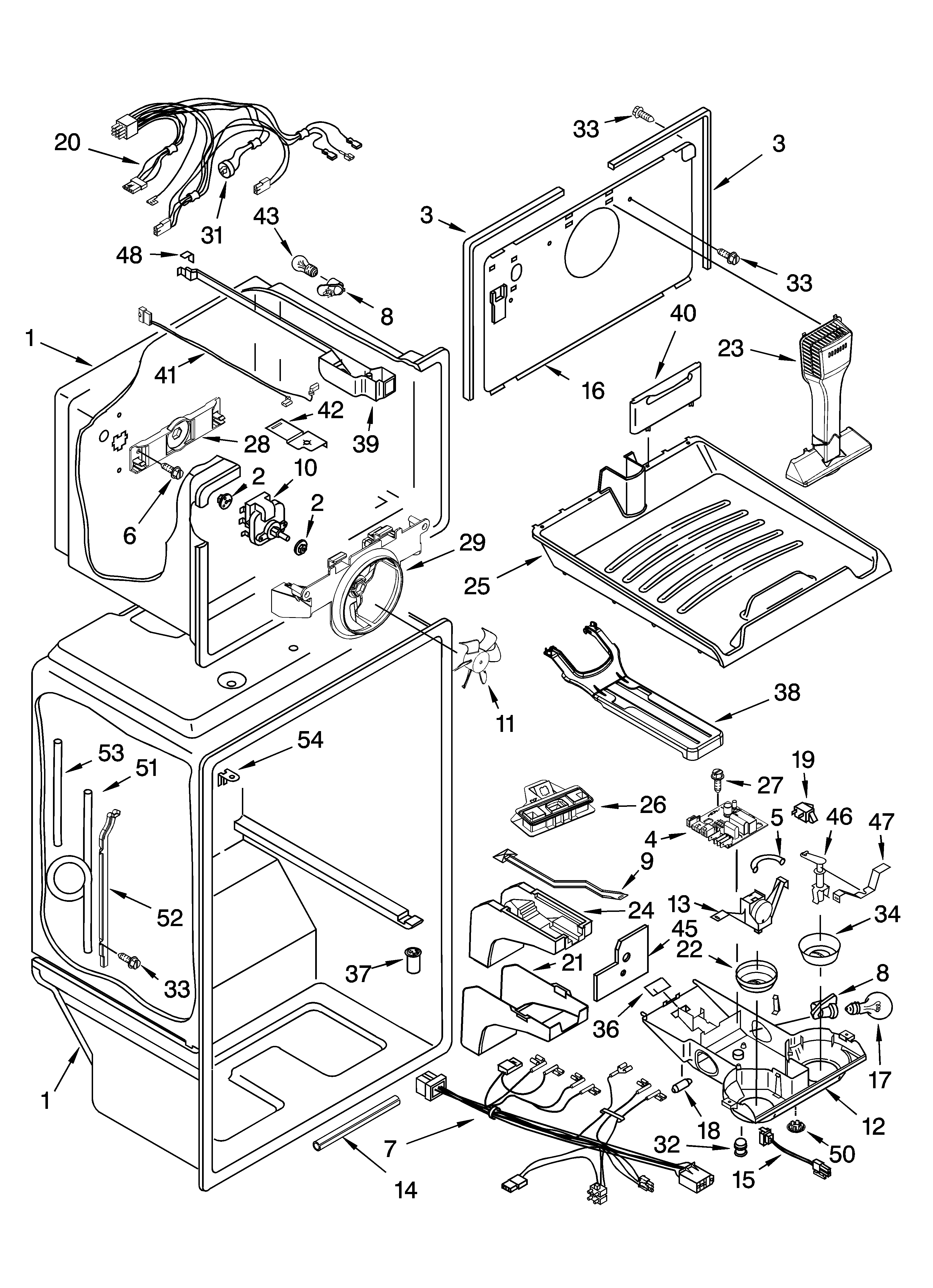 Whirlpool GT1SHWXPB01 liner parts diagram