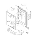 KitchenAid KBRA22KRSS00 refrigerator door parts diagram