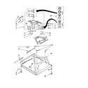 Whirlpool 7MLBR8444PT1 machine base parts diagram